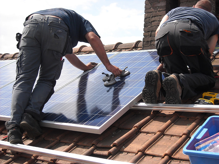 Tarpon Solar panel install